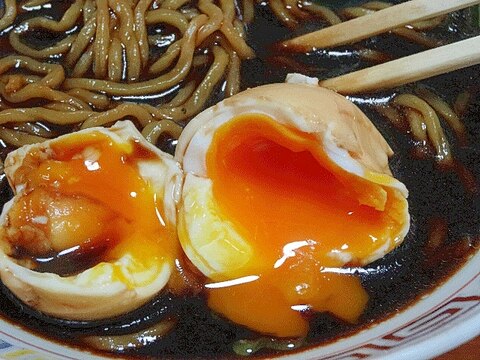 あると便利な♪　黄身がトロ～リ「味付け玉子」